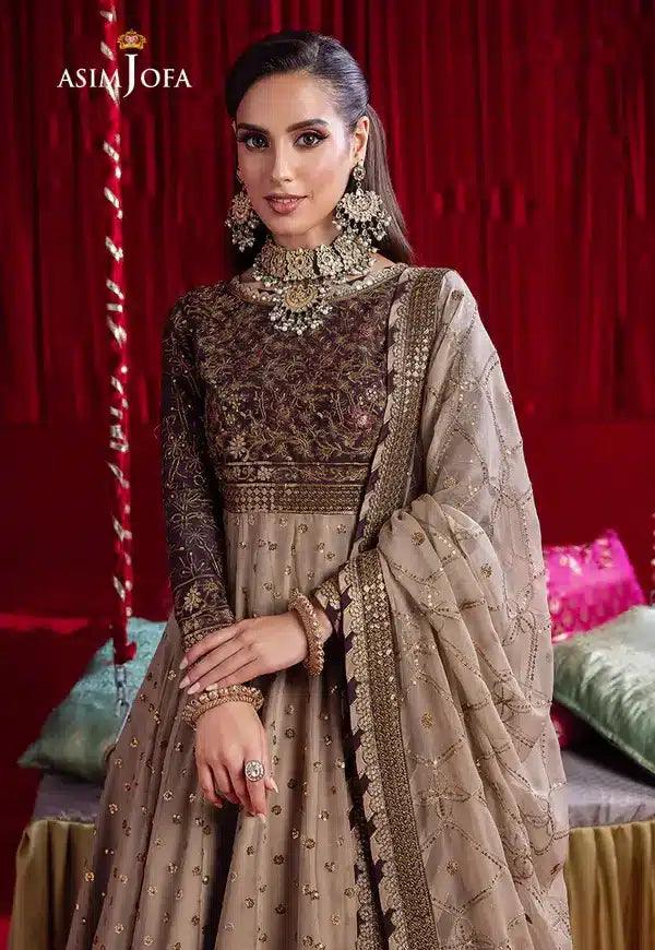 Asim Jofa | Bekhudi Luxury Chiffon 23 | AJBK-05 - Aqsa Fabrics