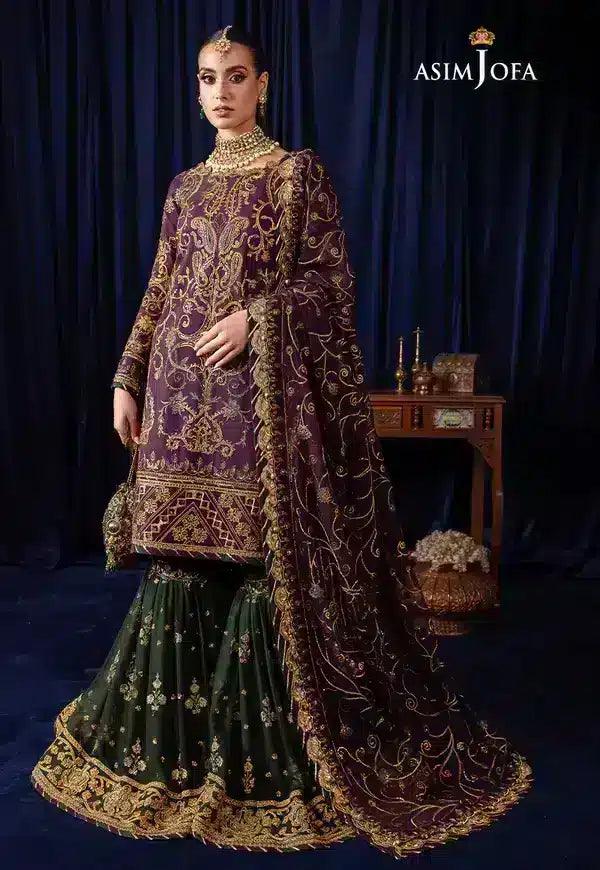 Asim Jofa | Bekhudi Luxury Chiffon 23 | AJBK-07 - Aqsa Fabrics