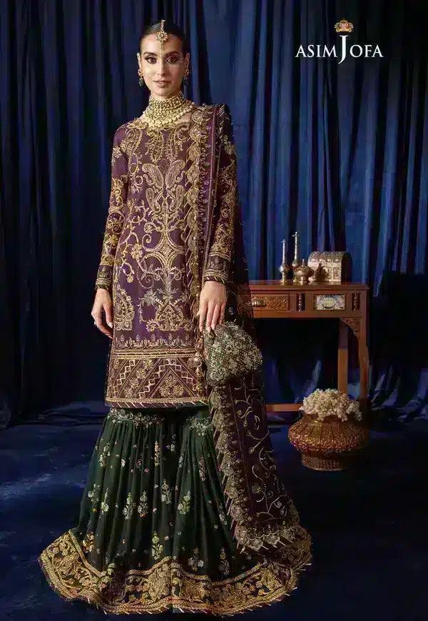 Asim Jofa | Bekhudi Luxury Chiffon 23 | AJBK-07 - Aqsa Fabrics