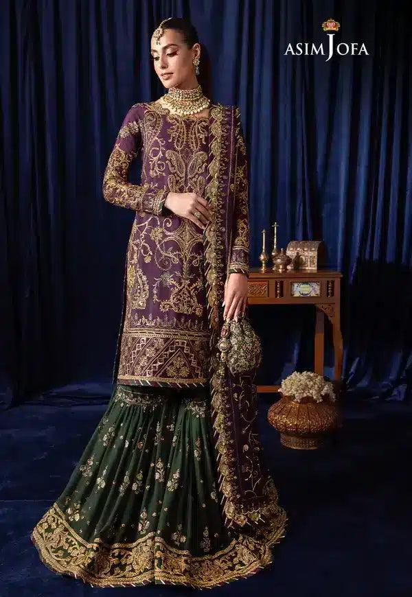 Asim Jofa | Bekhudi Luxury Chiffon 23 | AJBK-07 - Aqsa Fabrics