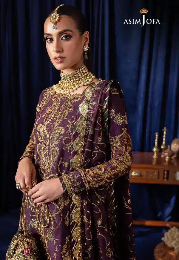 Asim Jofa | Bekhudi Luxury Chiffon 23 | AJBK-07 - Aqsa Fabrics