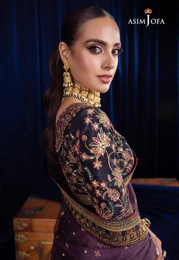 Asim Jofa | Bekhudi Luxury Chiffon 23 | AJBK-08 - Aqsa Fabrics