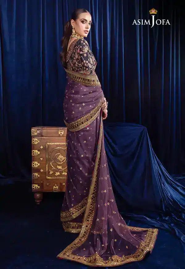 Asim Jofa | Bekhudi Luxury Chiffon 23 | AJBK-08 - Aqsa Fabrics