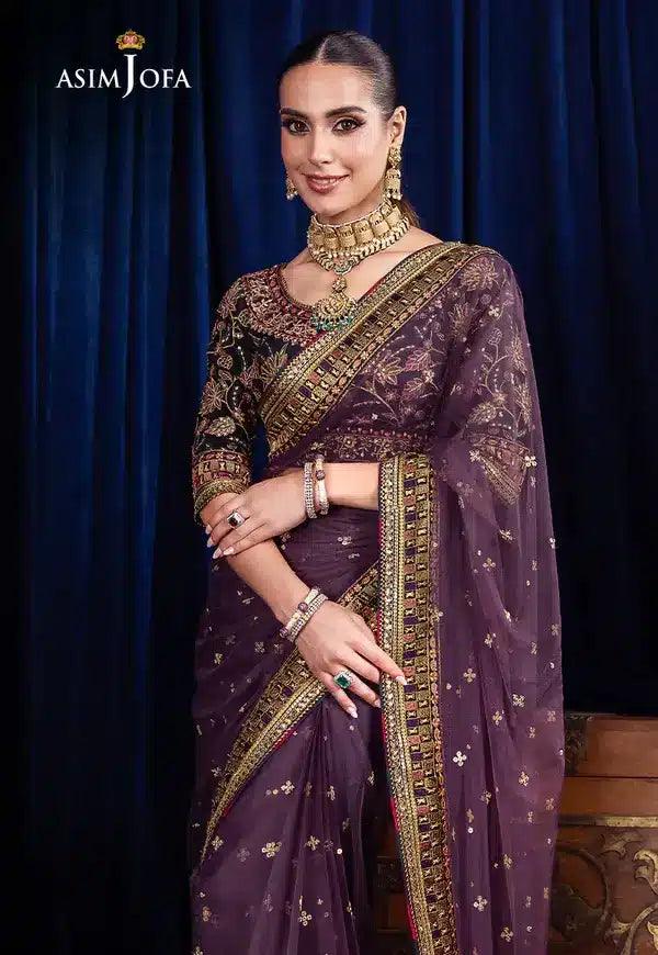 Asim Jofa | Bekhudi Luxury Chiffon 23 | AJBK-08 - Aqsa Fabrics