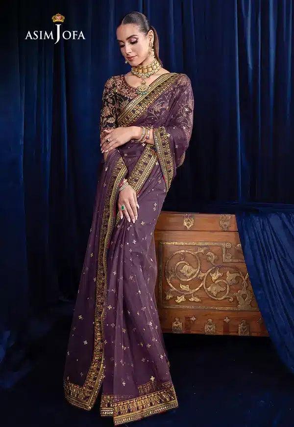 Asim Jofa | Bekhudi Luxury Chiffon 23 | AJBK-08 - Aqsa Fabrics