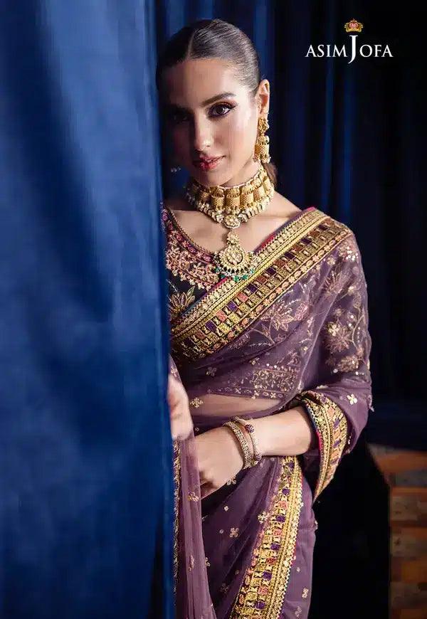 Asim Jofa | Bekhudi Luxury Chiffon 23 | AJBK-08 - Aqsa Fabrics