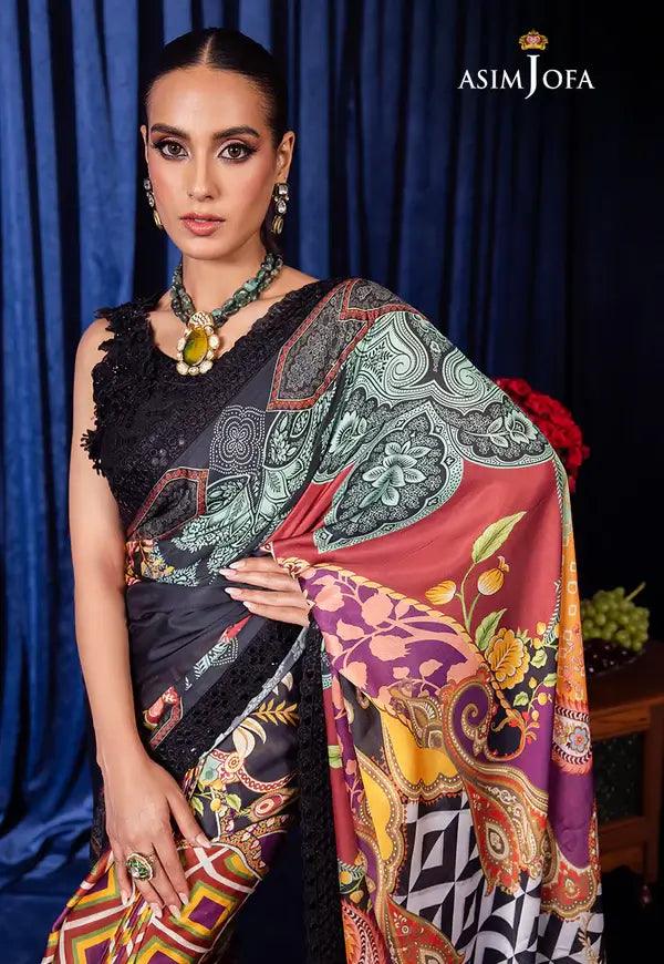 Asim Jofa | Bekhudi Luxury Chiffon 23 | AJBK-09 - Aqsa Fabrics
