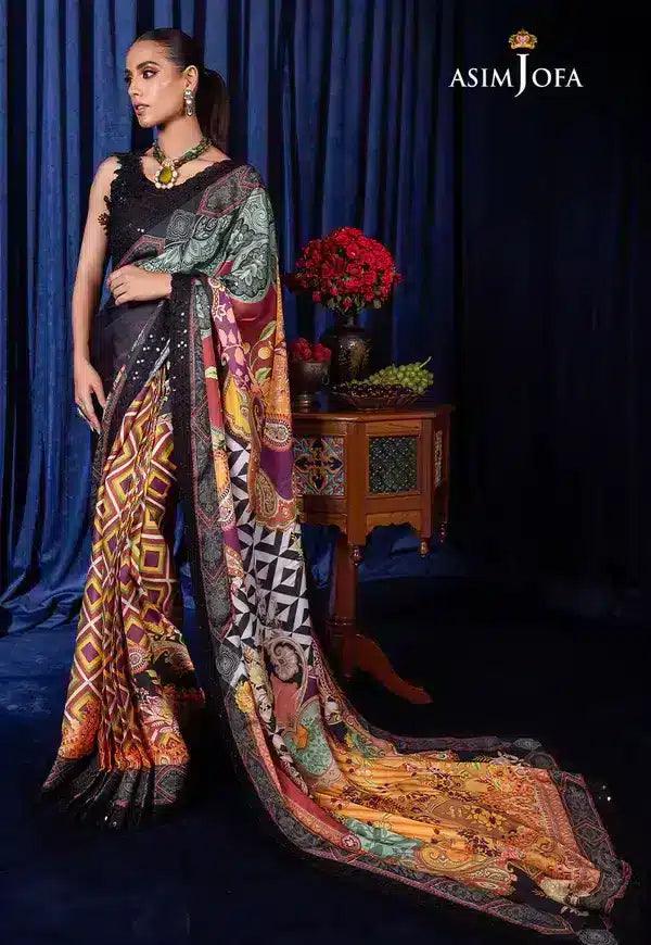 Asim Jofa | Bekhudi Luxury Chiffon 23 | AJBK-09 - Aqsa Fabrics