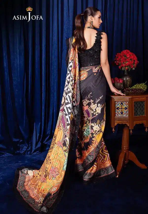 Asim Jofa | Bekhudi Luxury Chiffon 23 | AJBK-09 - Aqsa Fabrics