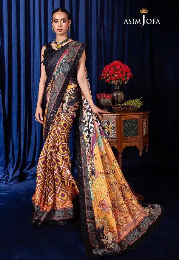 Asim Jofa | Bekhudi Luxury Chiffon 23 | AJBK-09 - Aqsa Fabrics