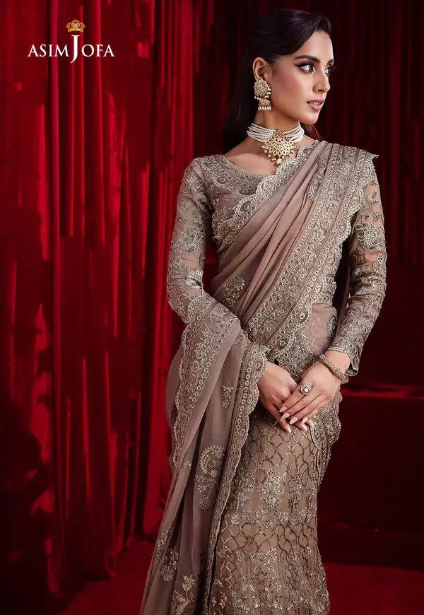Asim Jofa | Bekhudi Luxury Chiffon 23 | AJBK-10 - Aqsa Fabrics