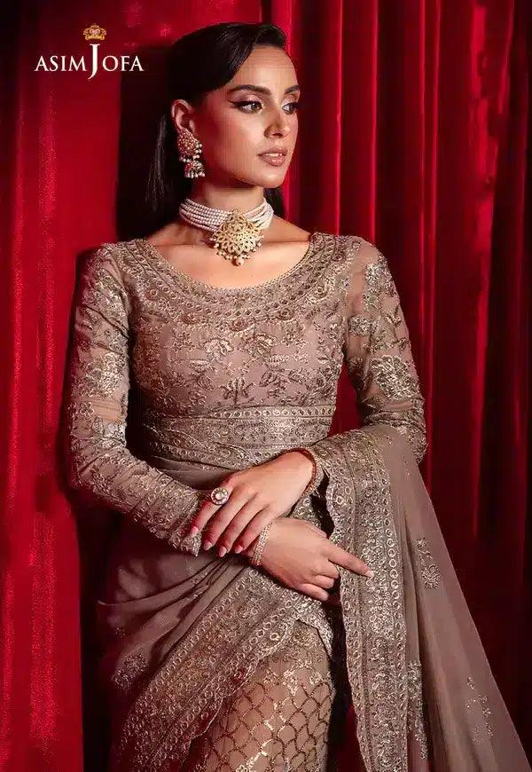 Asim Jofa | Bekhudi Luxury Chiffon 23 | AJBK-10 - Aqsa Fabrics