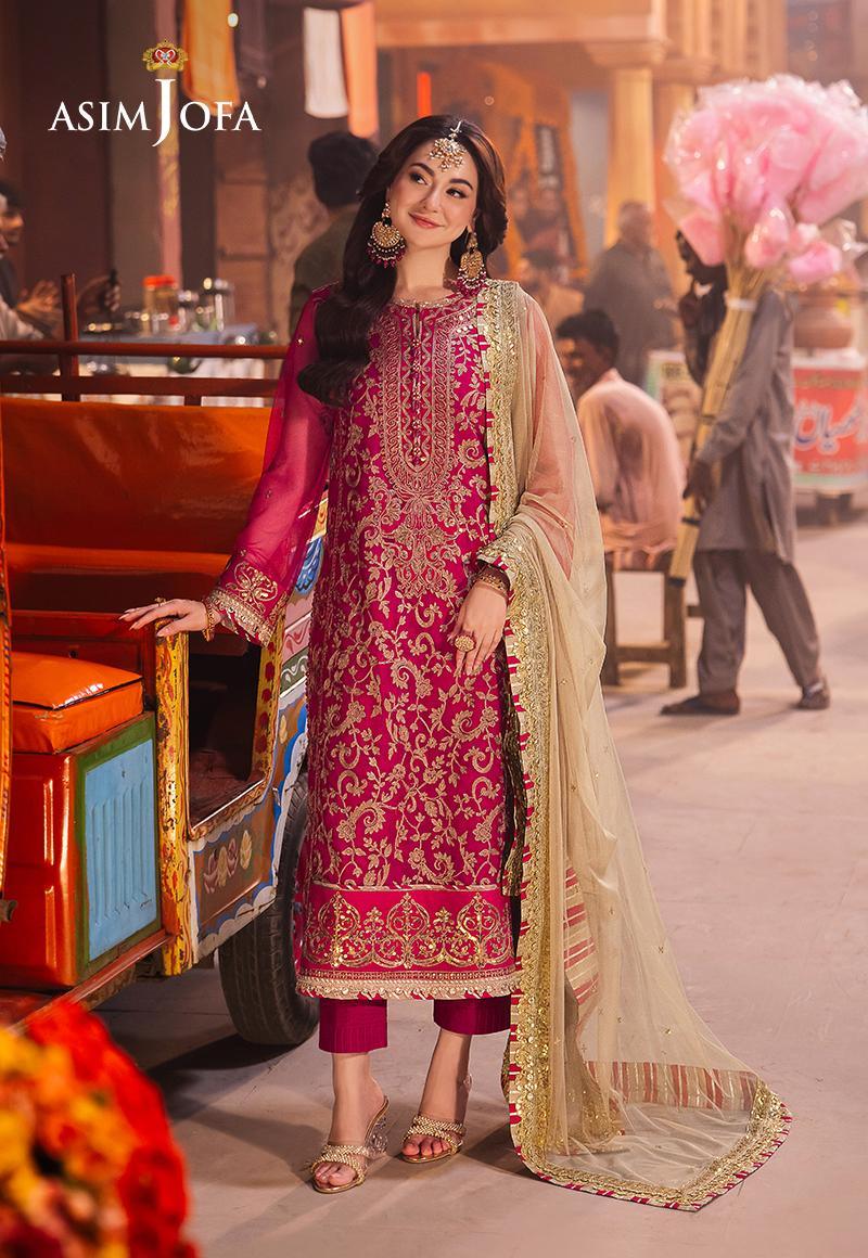 Asim Jofa | Chamkeli Formals 24 | AJKK-14 - Aqsa Fabrics