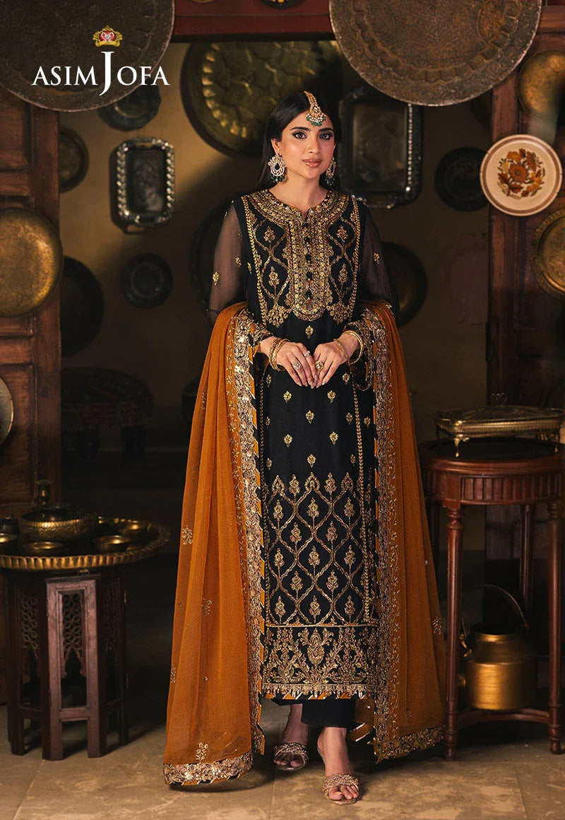 Asim Jofa | Chamkeli Formals 24 | AJKK-15 - Aqsa Fabrics