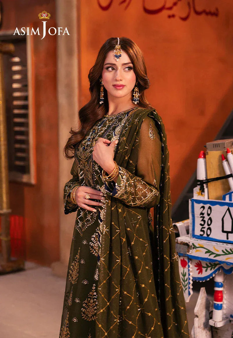 Asim Jofa | Chamkeli Formals 24 | AJKK-16 - Aqsa Fabrics