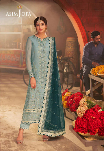 Asim Jofa | Chamkeli Formals 24 | AJKK-17 - Aqsa Fabrics
