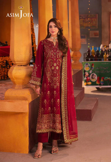 Asim Jofa | Chamkeli Formals 24 | AJKK-19 - Aqsa Fabrics