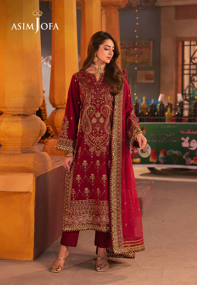 Asim Jofa | Chamkeli Formals 24 | AJKK-19 - Aqsa Fabrics