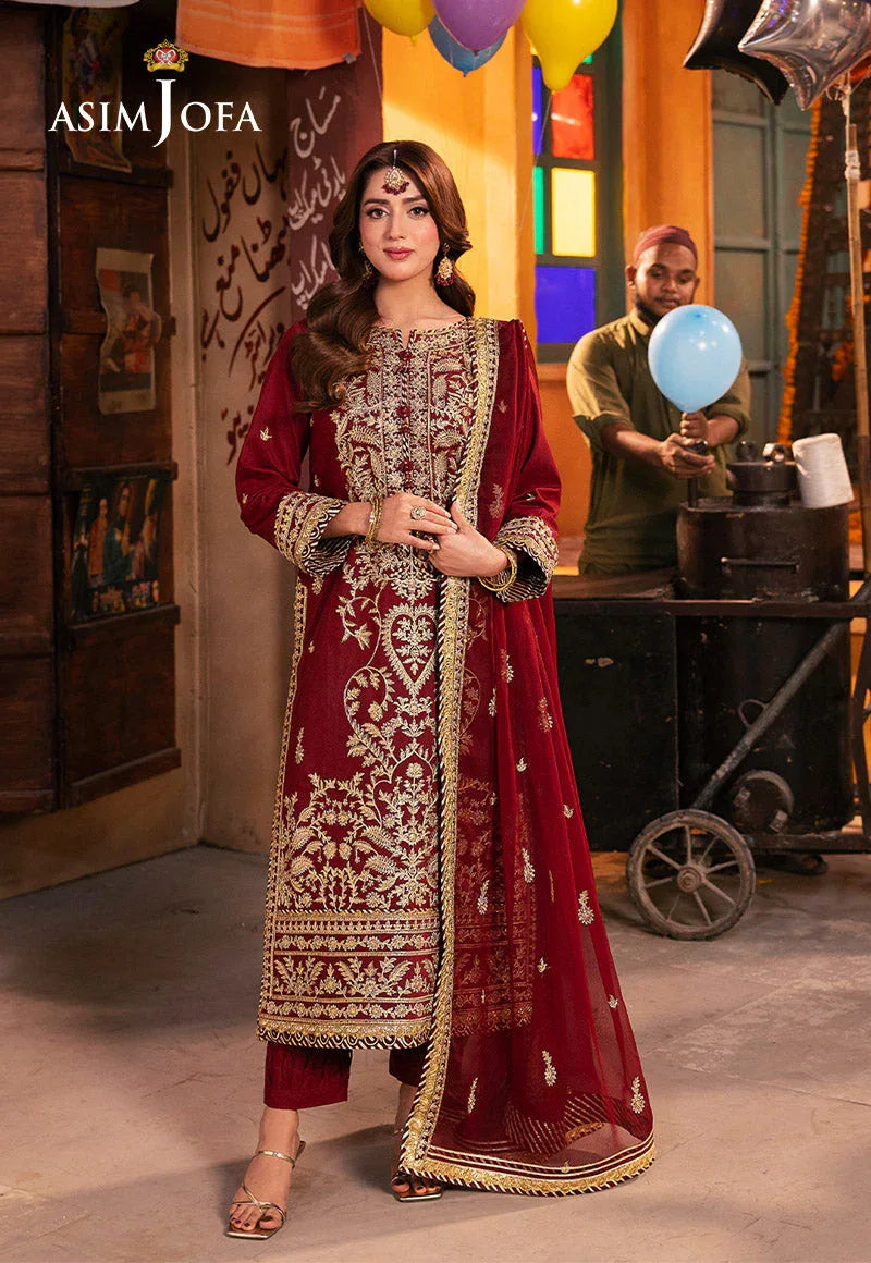 Asim Jofa | Chamkeli Formals 24 | AJKK-20 - Aqsa Fabrics