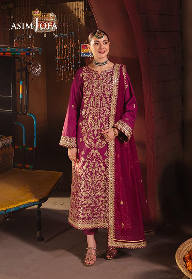 Asim Jofa | Chamkeli Formals 24 | AJKK-21 - Aqsa Fabrics