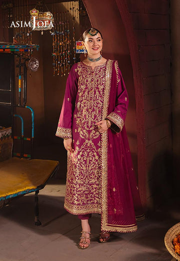 Asim Jofa | Chamkeli Formals 24 | AJKK-21 - Aqsa Fabrics