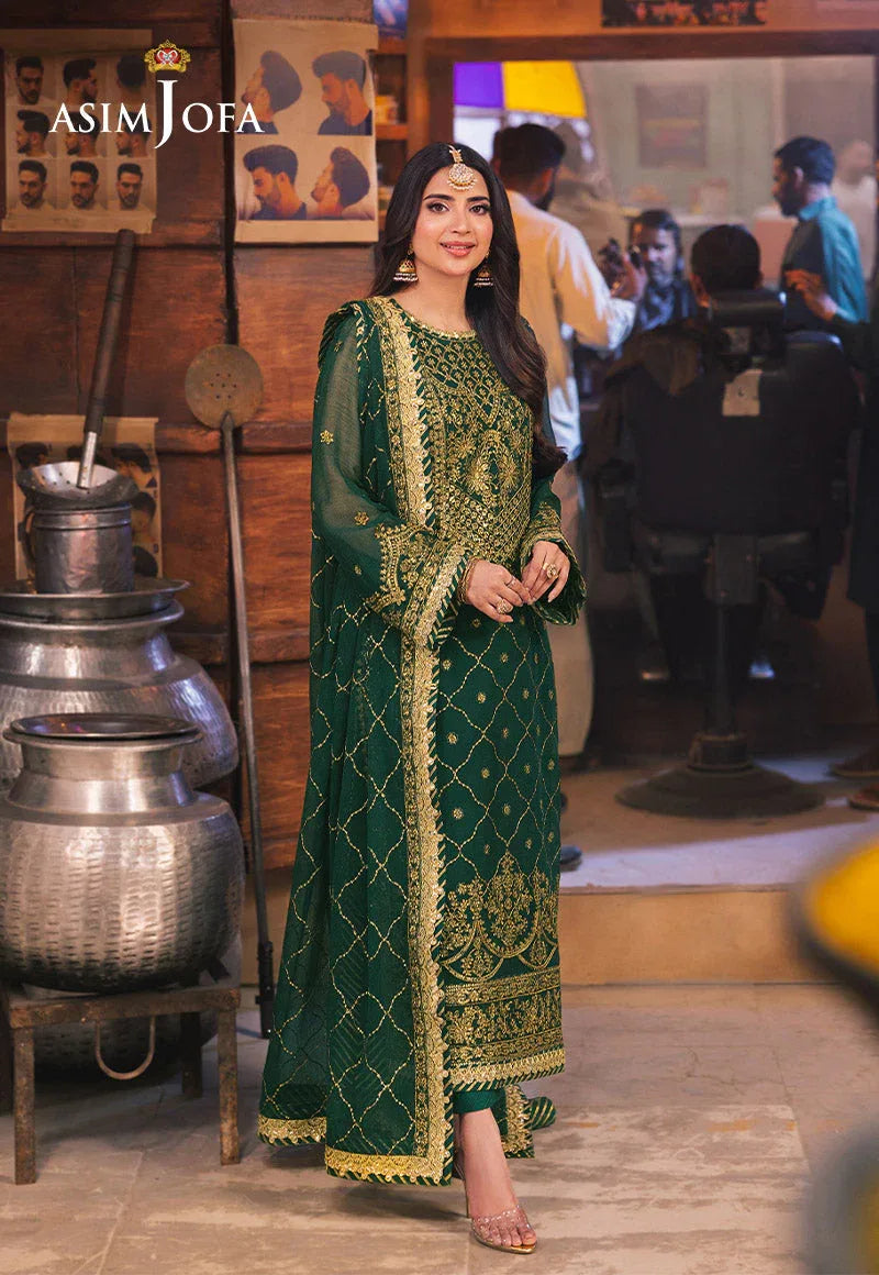 Asim Jofa | Chamkeli Formals 24 | AJKK-22 - Aqsa Fabrics