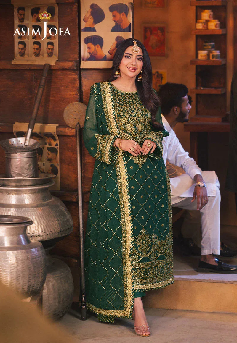 Asim Jofa | Chamkeli Formals 24 | AJKK-22 - Aqsa Fabrics