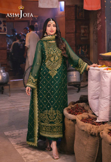 Asim Jofa | Chamkeli Formals 24 | AJKK-22 - Aqsa Fabrics