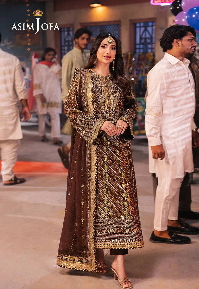 Asim Jofa | Chamkeli Formals 24 | AJKK-30 - Aqsa Fabrics