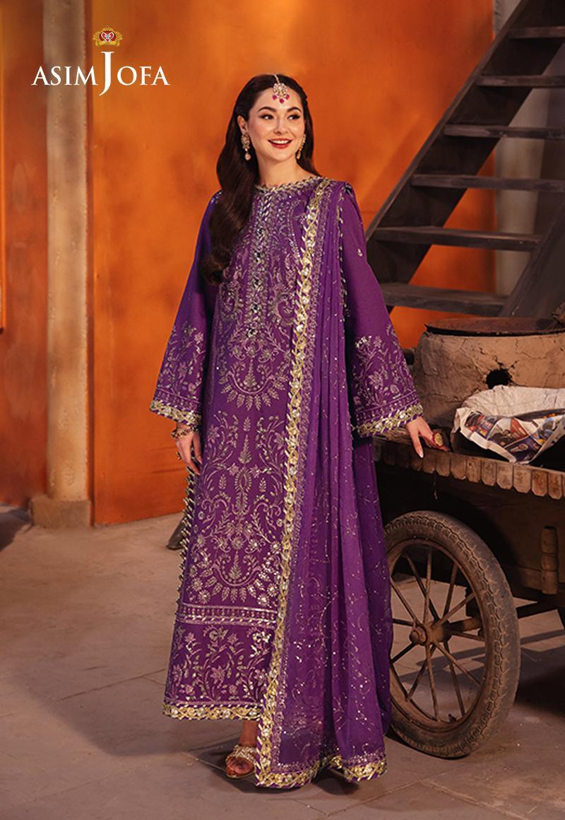 Asim Jofa | Chamkeli Formals 24 | AJKK-07 - Aqsa Fabrics