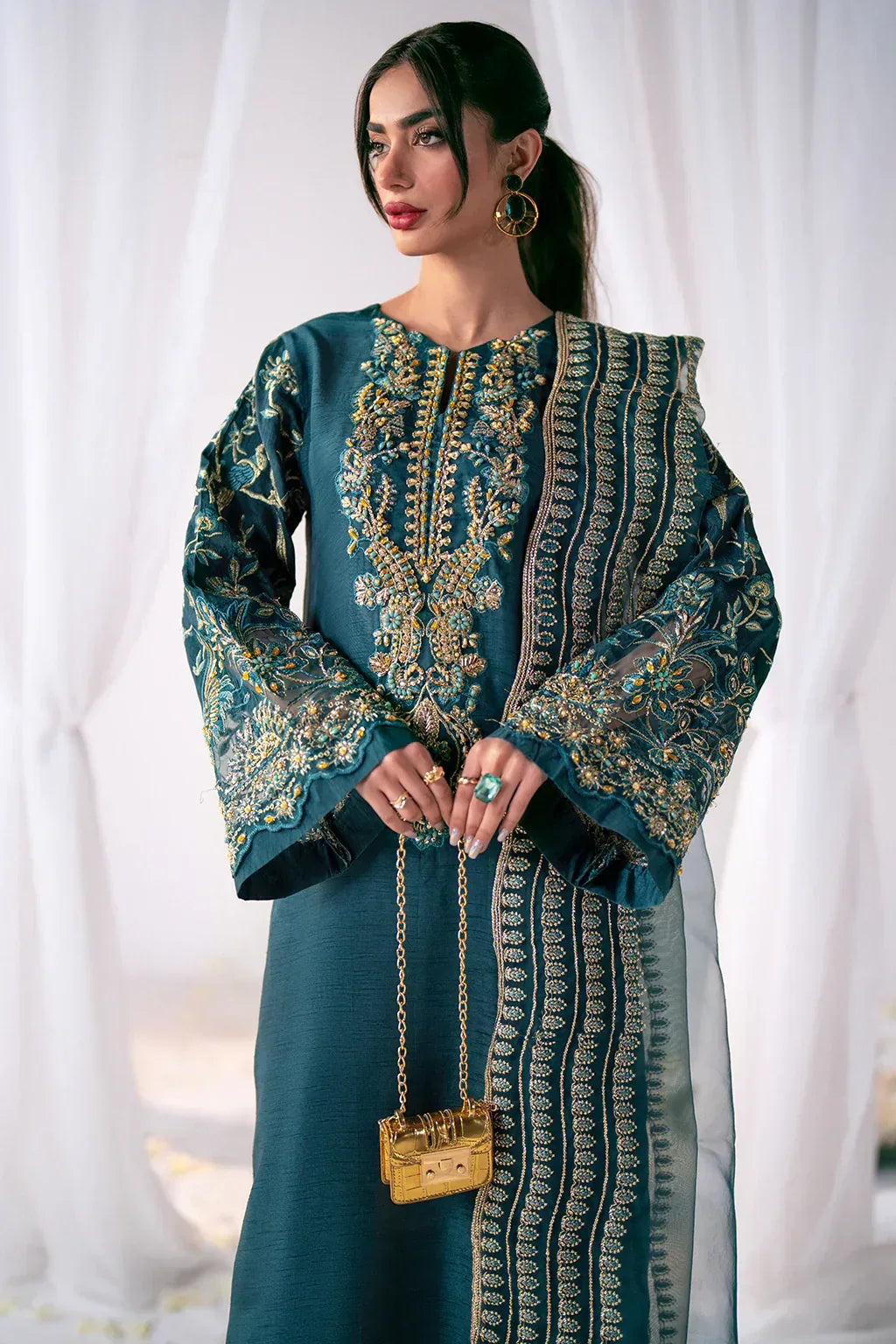 AJR Couture | Luxe Pret Eid | NORA - Aqsa Fabrics