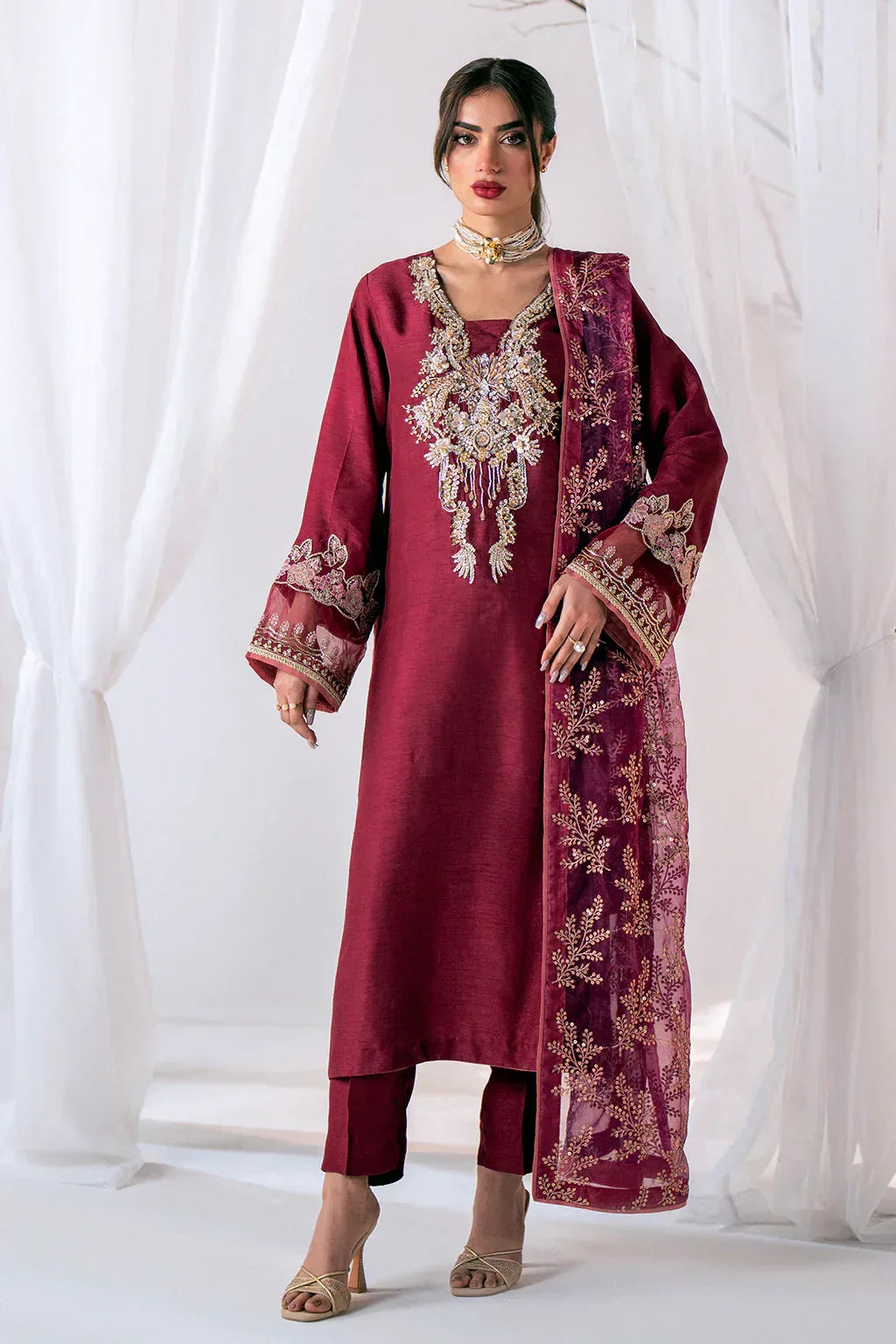 Ajr Couture | Luxe Pret Eid Drop | Starry - Aqsa Fabrics