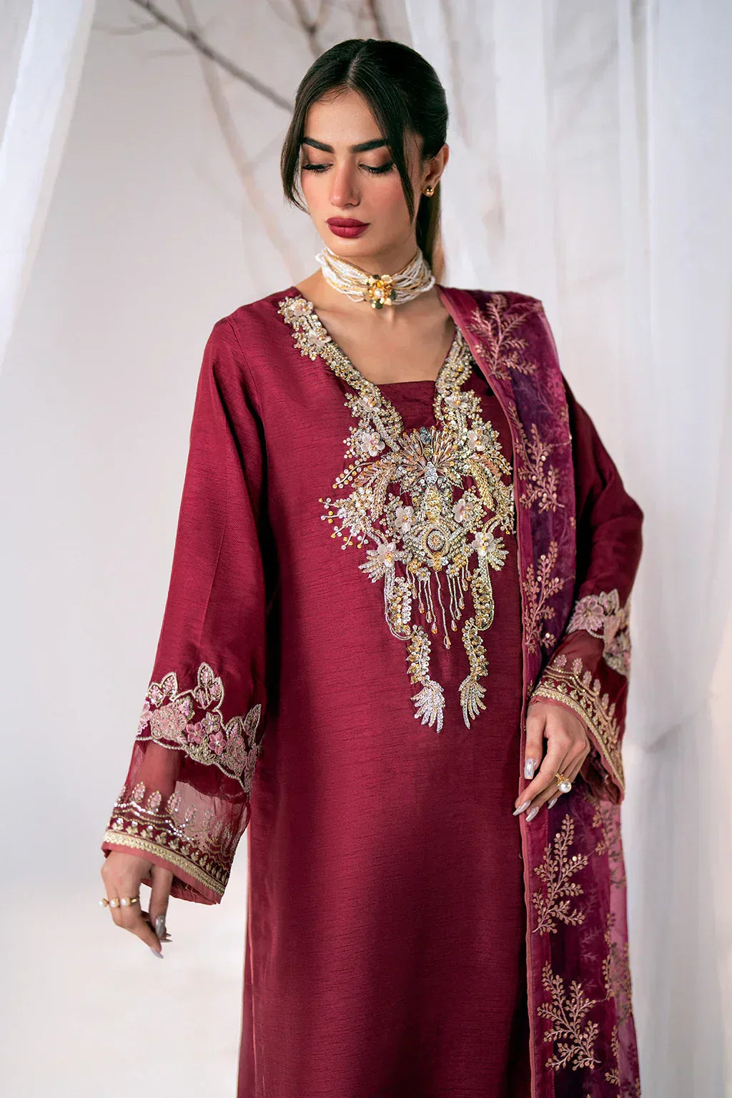 Ajr Couture | Luxe Pret Eid Drop | Starry - Aqsa Fabrics