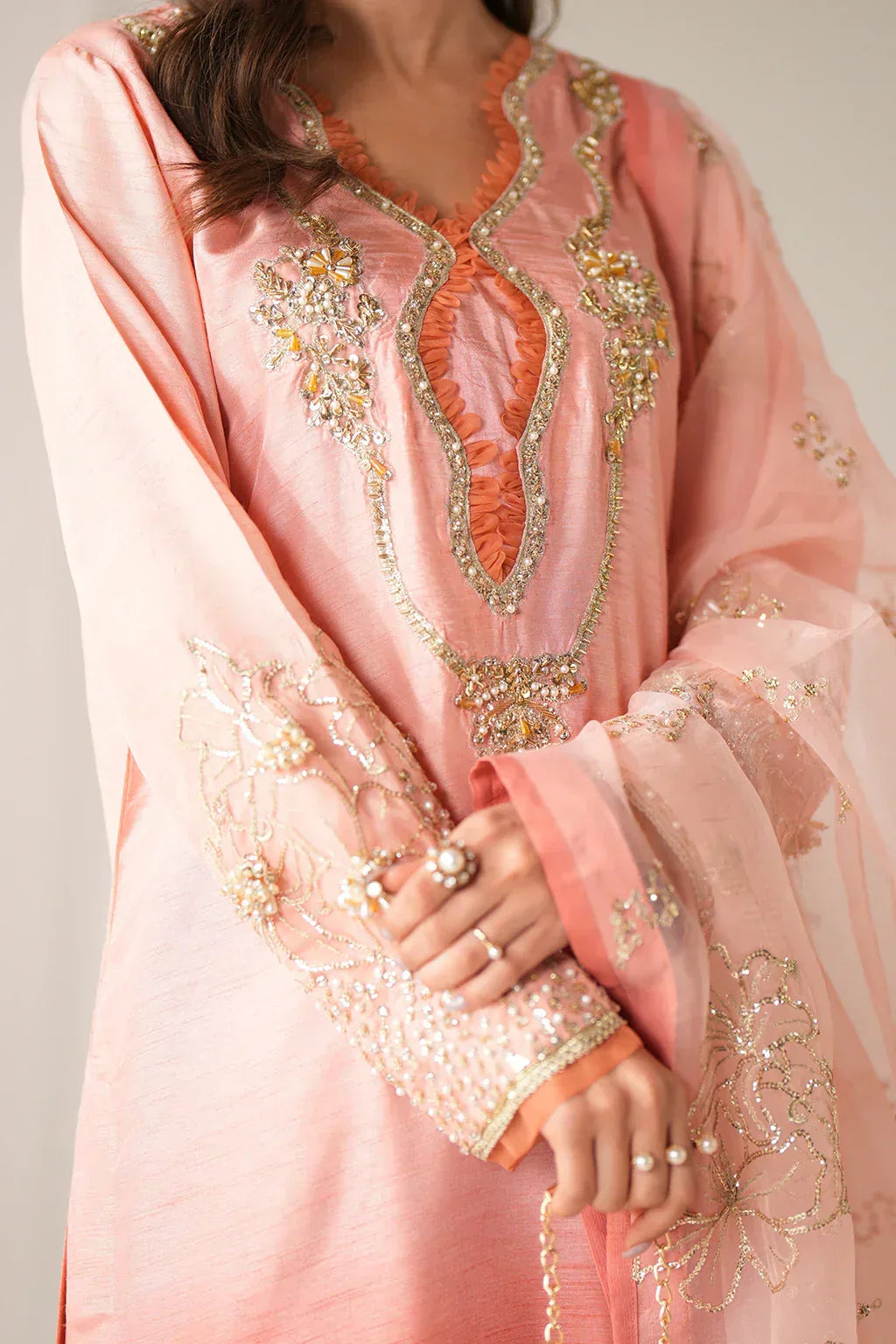 AJR Couture | Luxe Pret Eid | RHYTHM - Aqsa Fabrics