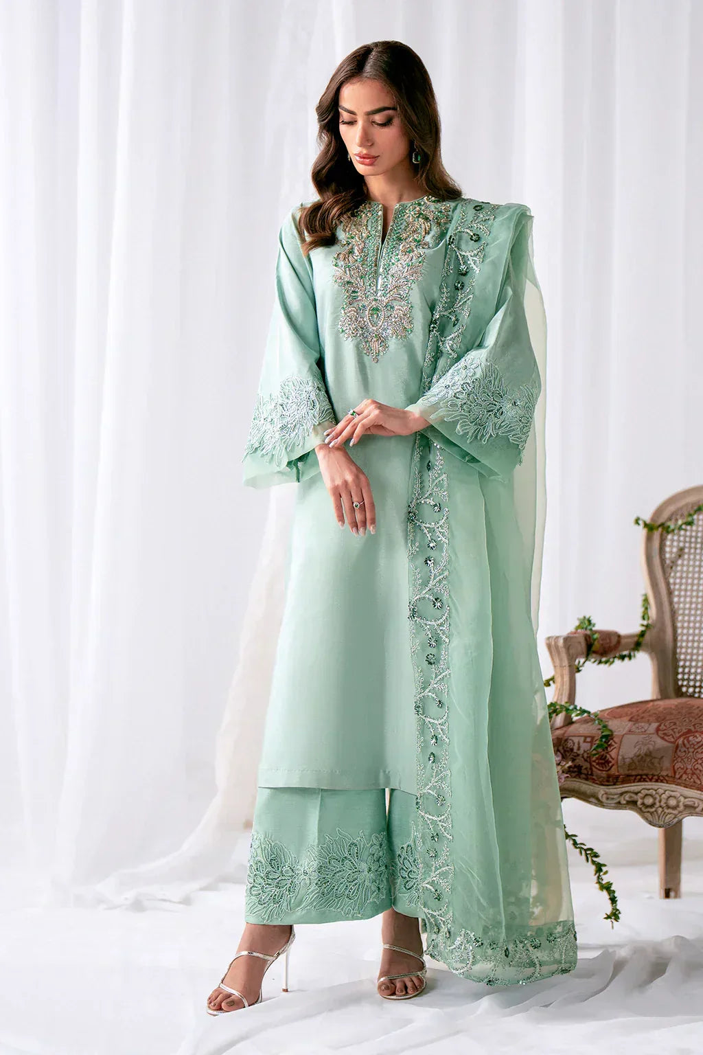 AJR Couture | Luxe Pret Eid | DIVINE - Aqsa Fabrics