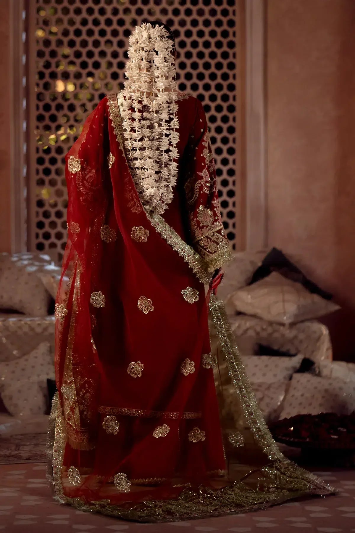AJR Couture | Mushk The Silk Edit | Gulab - Aqsa Fabrics