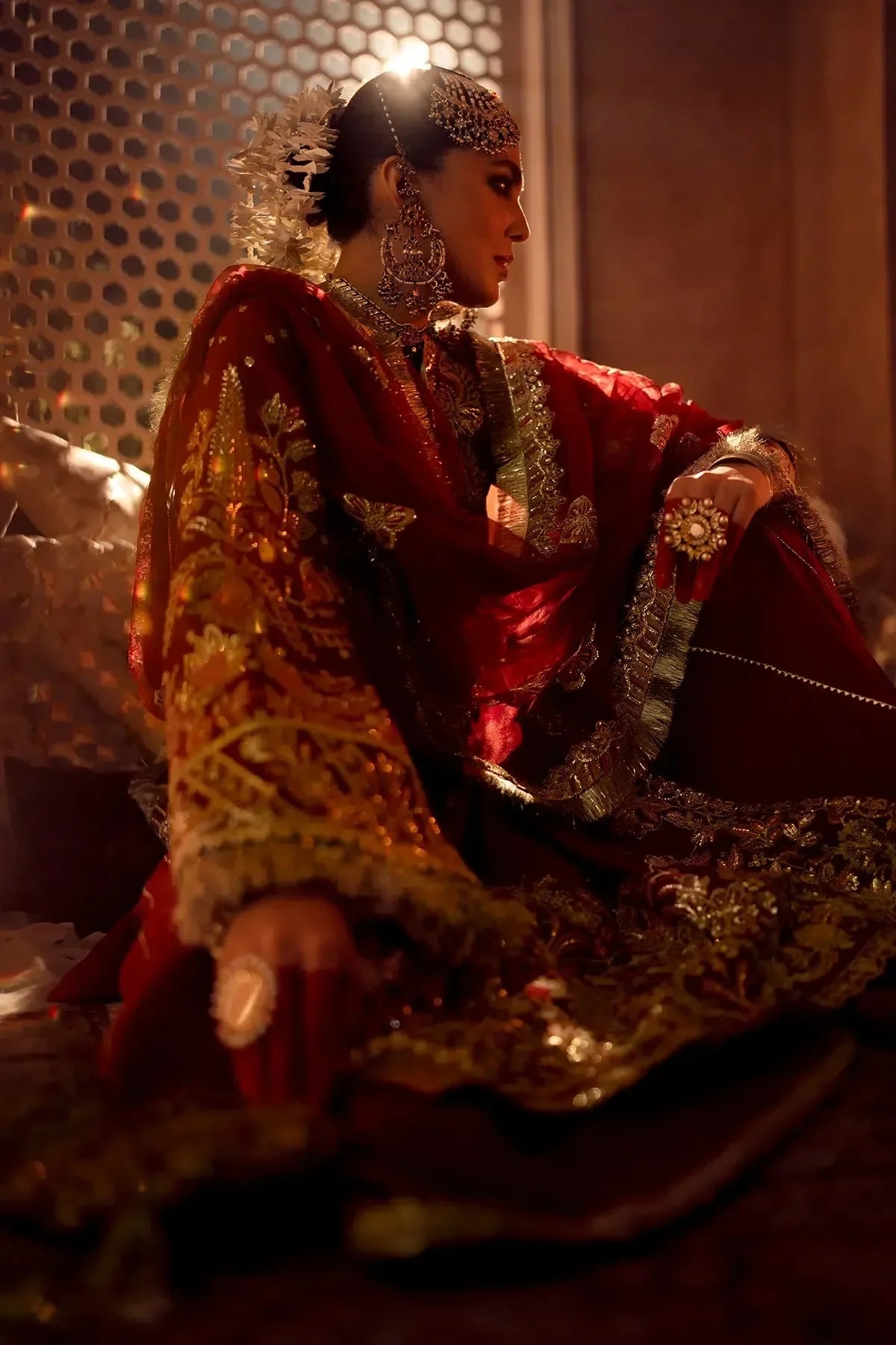 AJR Couture | Mushk The Silk Edit | Gulab - Aqsa Fabrics
