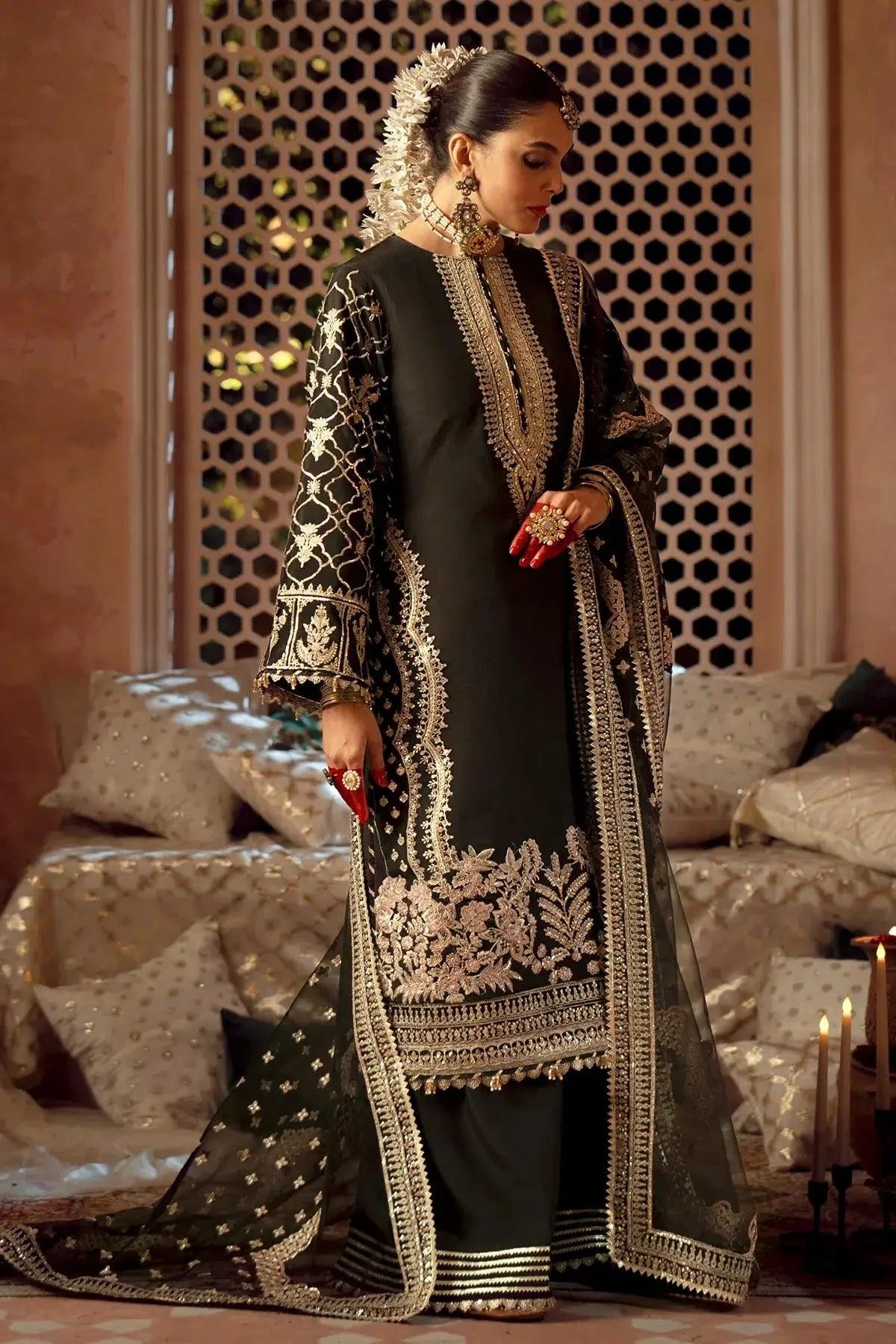 AJR Couture | Mushk The Silk Edit | Koyal - Aqsa Fabrics
