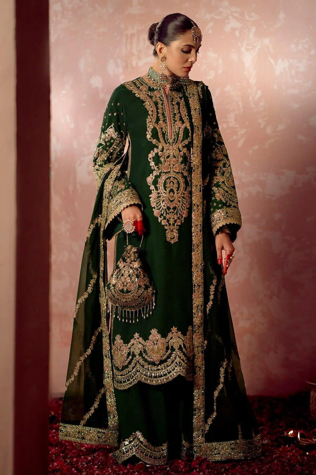 AJR Couture | Mushk The Silk Edit | Aangan - Aqsa Fabrics