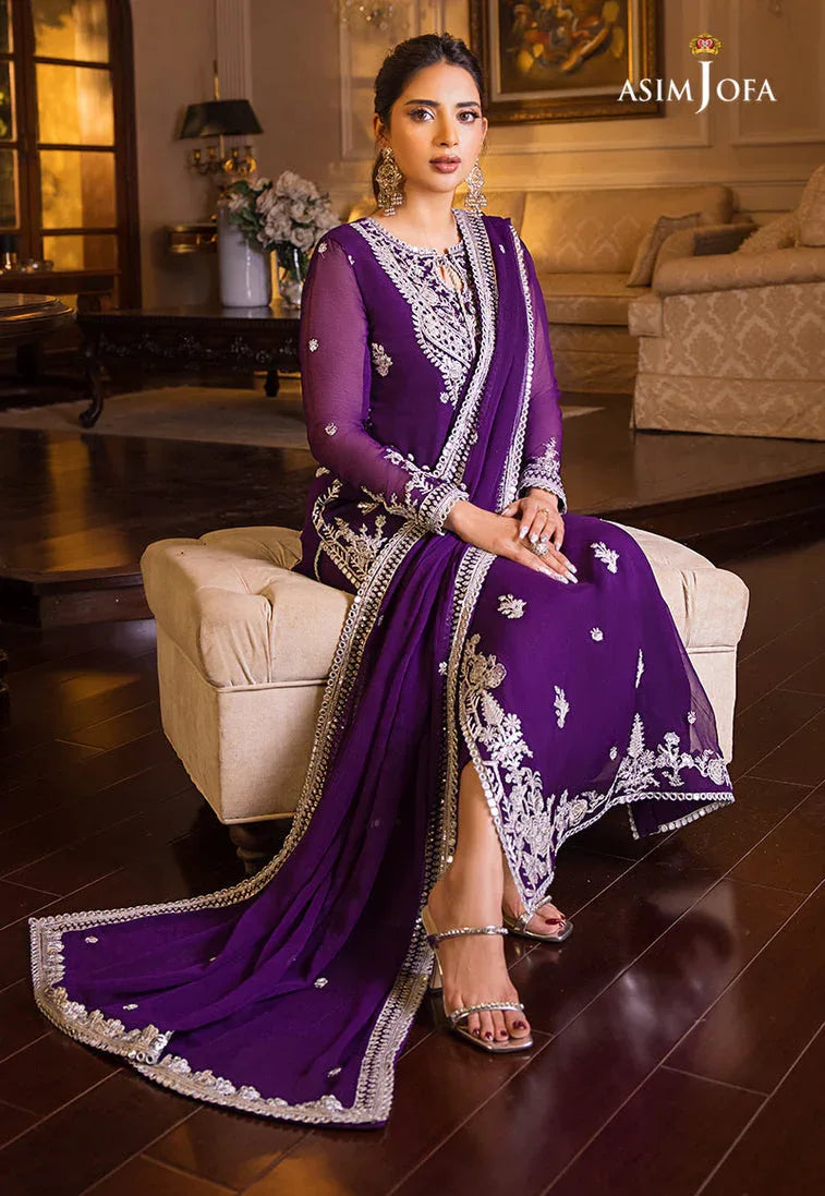 Asim Jofa | Luxury Collection | Maahru - Aqsa Fabrics