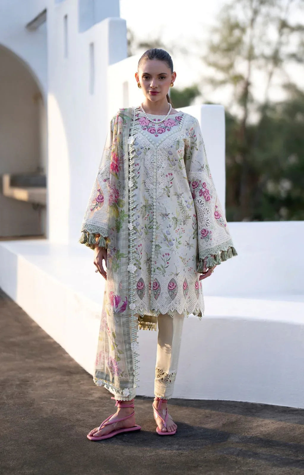 AJR Couture | Printakari Lawn 25 | Aleesia - Aqsa Fabrics