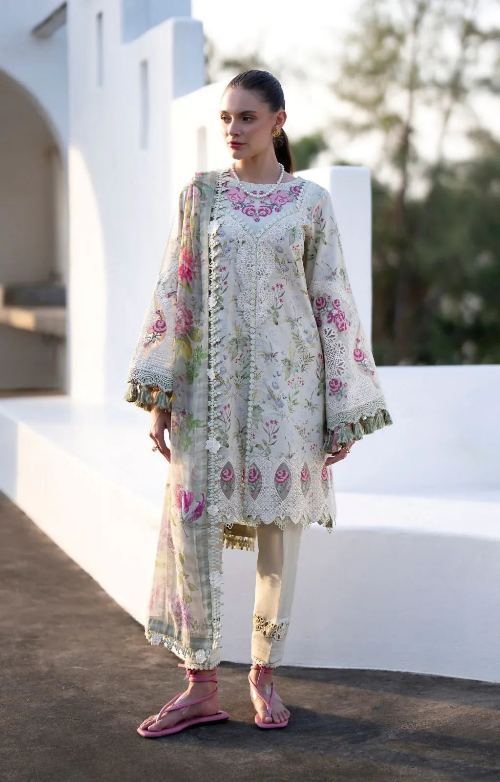 AJR Couture | Printakari Lawn 25 | Aleesia - Aqsa Fabrics