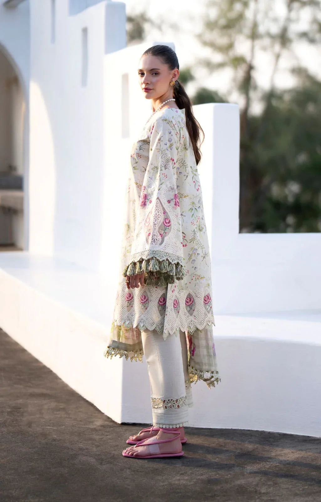 AJR Couture | Printakari Lawn 25 | Aleesia - Aqsa Fabrics