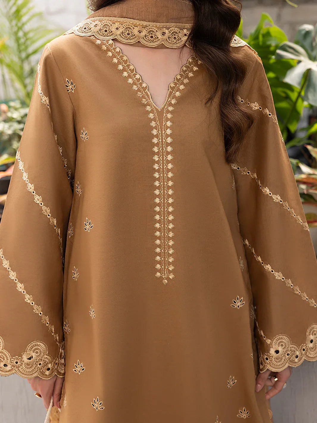 Izel | Meadow Muse Embroidered Lawn 25 | AVELA - Aqsa Fabrics