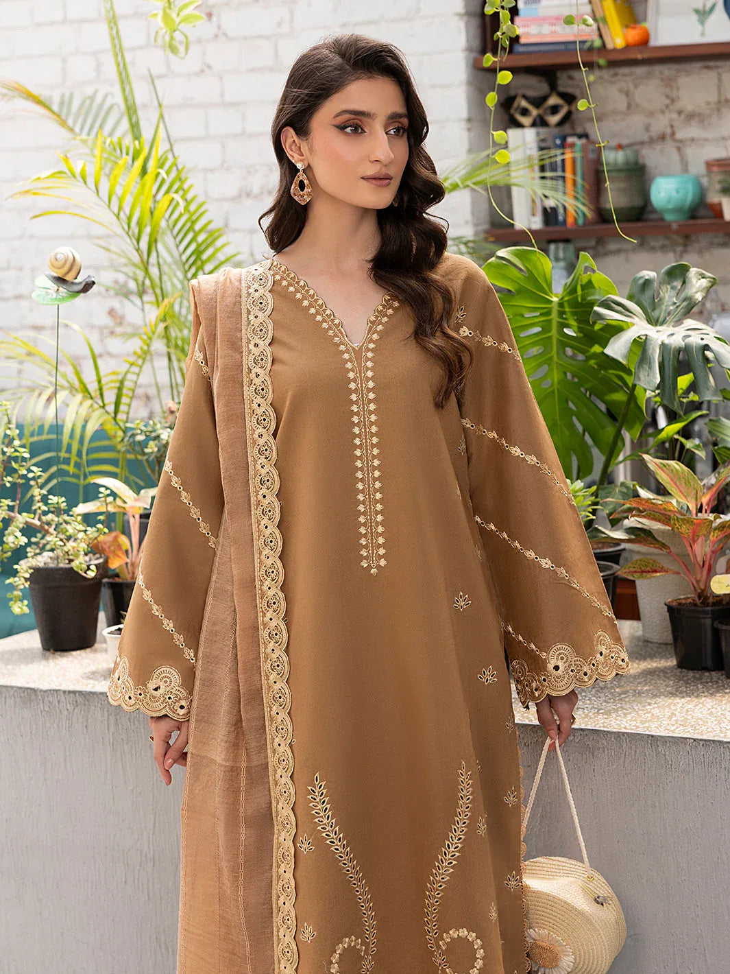 Izel | Meadow Muse Embroidered Lawn 25 | AVELA - Aqsa Fabrics