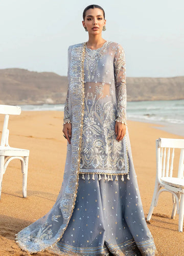 Dastangoi by Afrozeh Wedding Formals 3Pc Suit AWE-01 Nashmia - Aqsa Fabrics