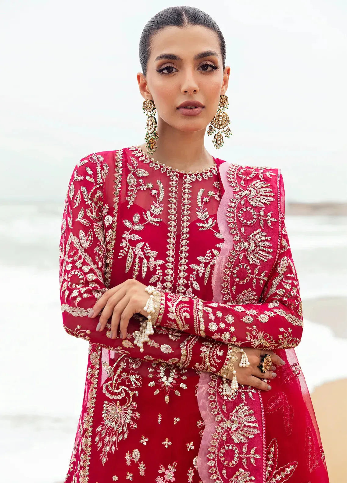 Dastangoi by Afrozeh Wedding Formals 3Pc Suit AWE-04 Nageen - Aqsa Fabrics