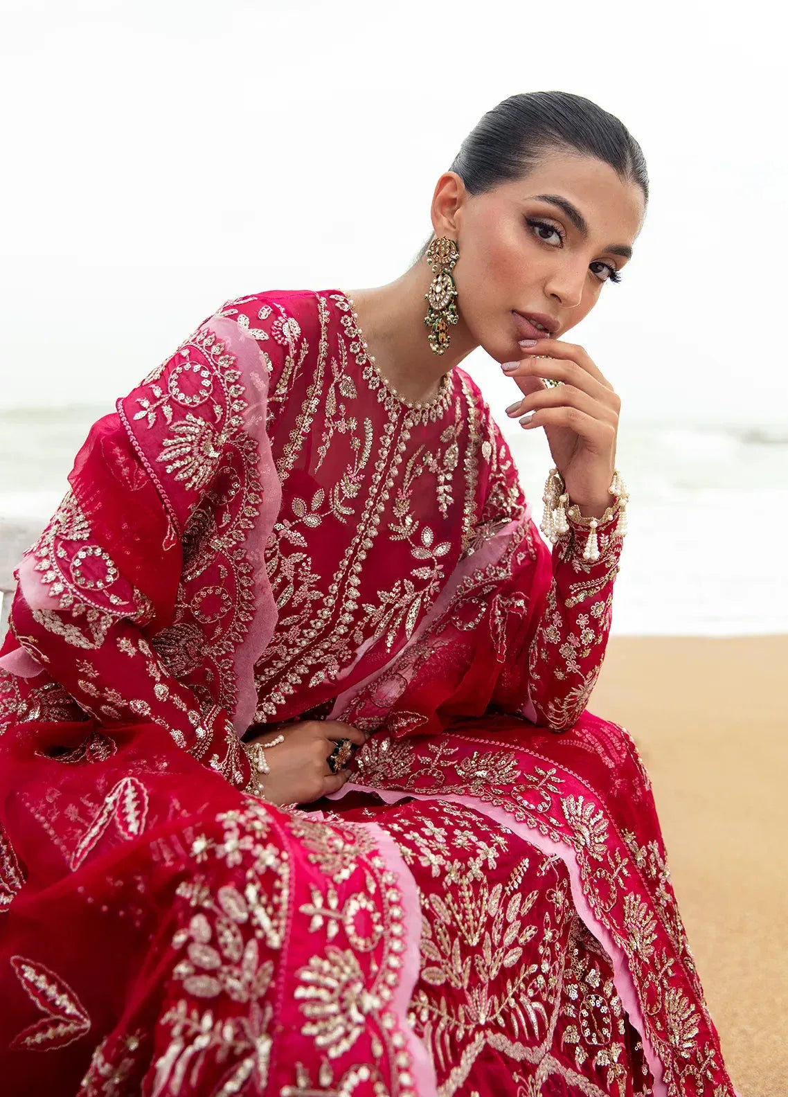 Dastangoi by Afrozeh Wedding Formals 3Pc Suit AWE-04 Nageen - Aqsa Fabrics