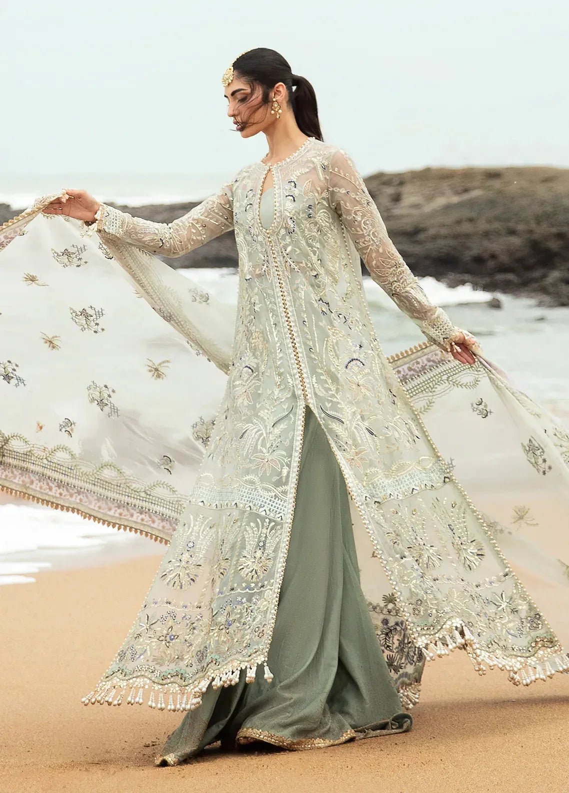 Dastangoi by Afrozeh Wedding Formals 3Pc Suit AWE-08 Shanzay - Aqsa Fabrics