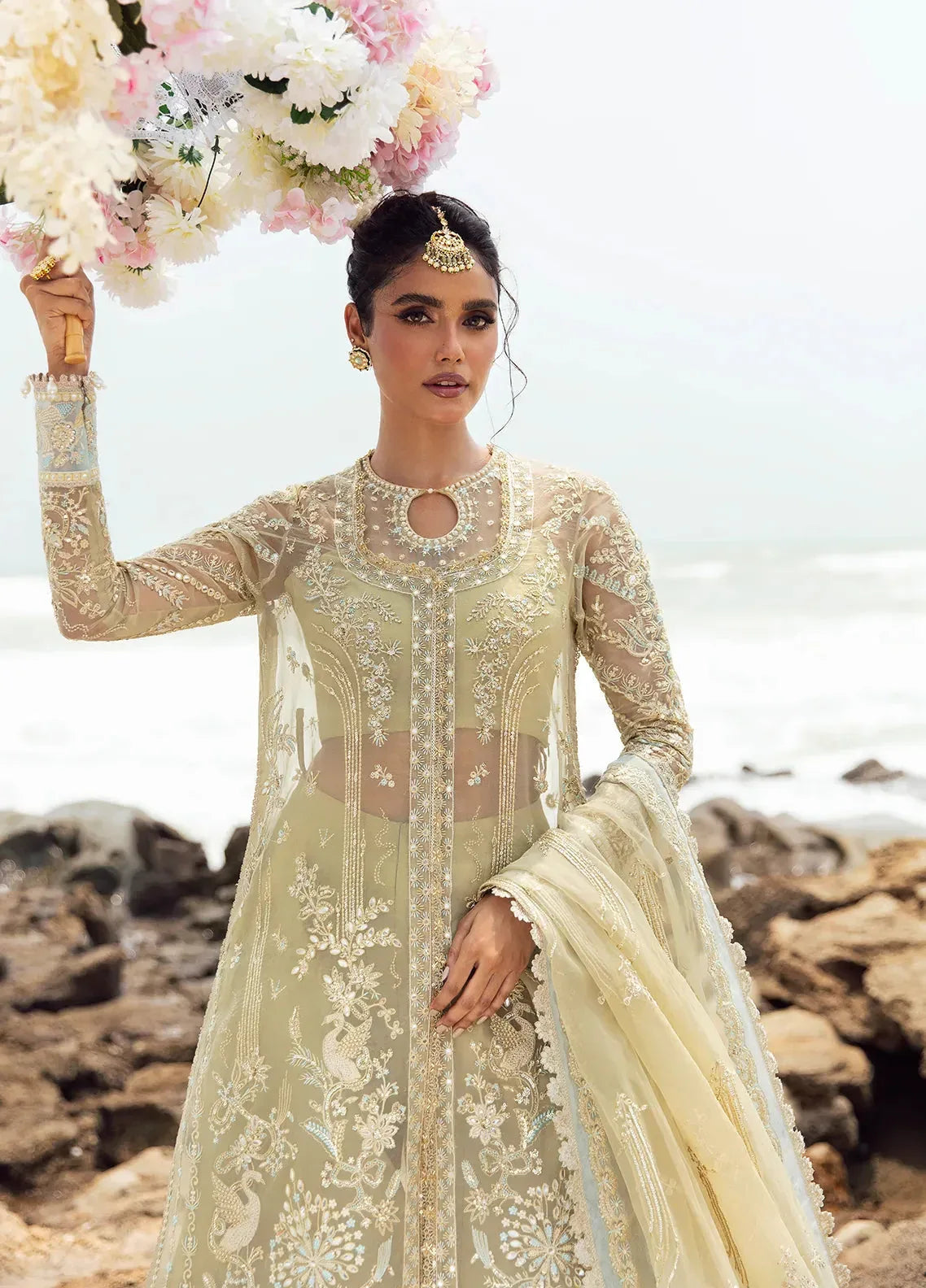 Dastangoi by Afrozeh Wedding Formal 3Pc Suit AWE-09 Leela - Aqsa Fabrics